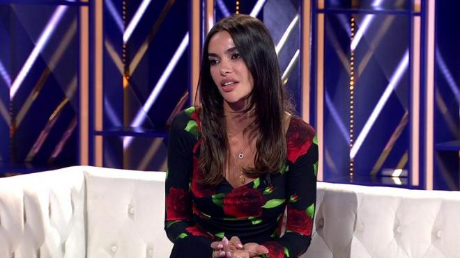 Joana Sanz durante su entrevista en '¡De Viernes!' (Telecinco)