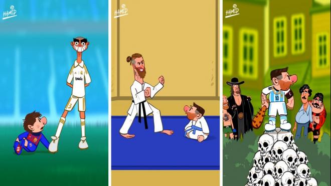 La divertida parodia con Leo Messi y Sergio Ramos.