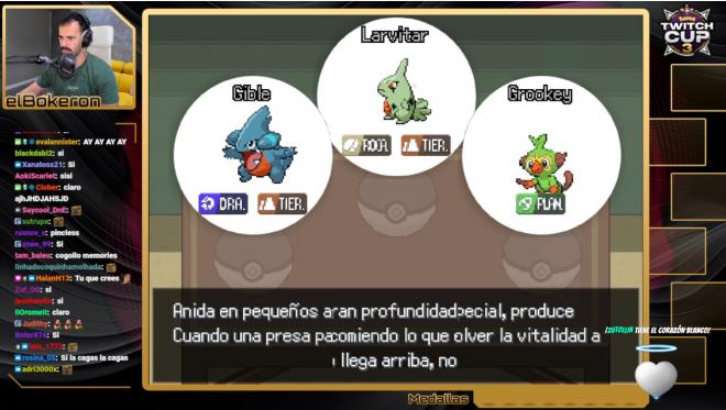 Los iniciales de Andrés en la Pokémon Twitch Cup 3