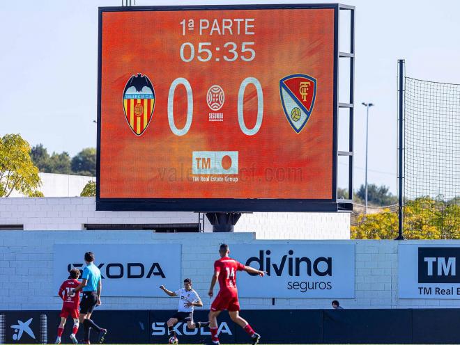 Nuevo marcador en el Antonio Puchades. Foto: Valencia CF