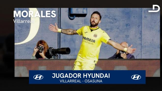 Morales, Hyundai de la jornada 14 de LALIGA EA Sports.