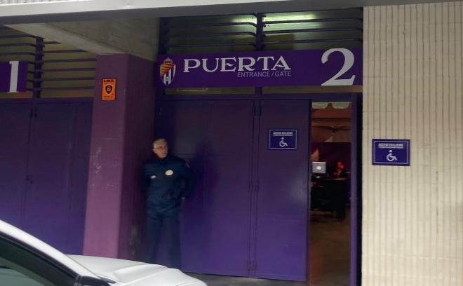 Puerta 2 del estadio José Zorrilla