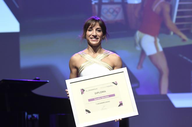 Laura Sánchez, premiada en la Gala Desmarcadas (Foto: Kiko Hurtado).