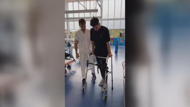 Carlos Tatay comparte los avances de su recuperación. (Instagram)