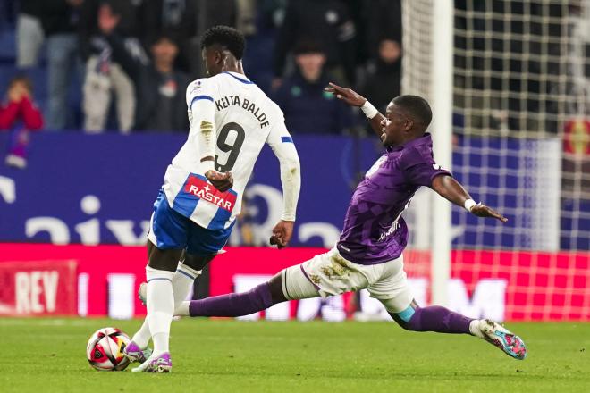 Malsa, ante el Espanyol (Foto: Real Valladolid).