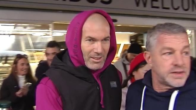 Zidane, en el Bernabéu.