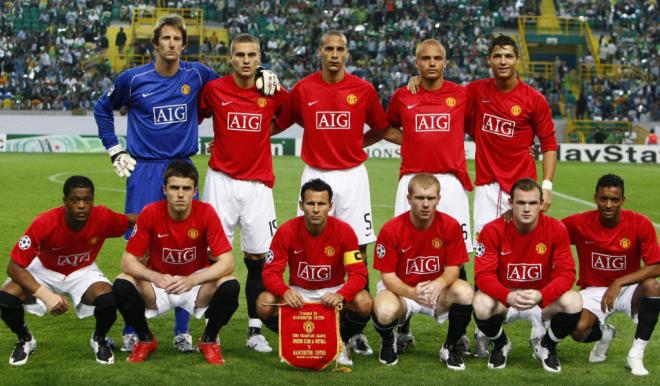 Manchester United 2007 ganando el mundialito de clubes (Fuente: Cordon Press)