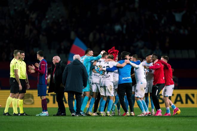 Tras la victoria sobre el Barça, el Girona es el líder absoluto de LaLiga. Foto: Cordon Press