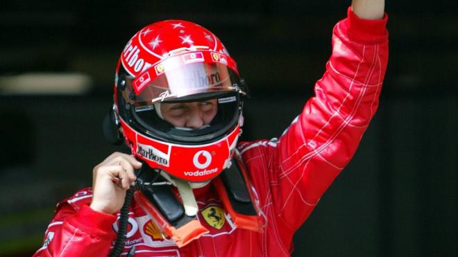 Michael Schumacher, en 2003 con Ferrari (Foto: Cordon Press).