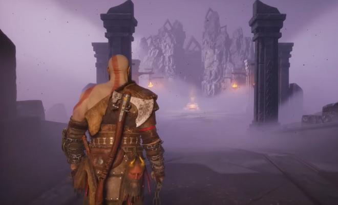 Kratos en God of War Ragnarok: Valhalla.