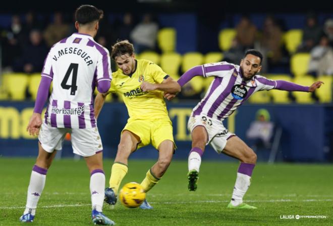 Víctor Meseguer durante su partido en Villarreal