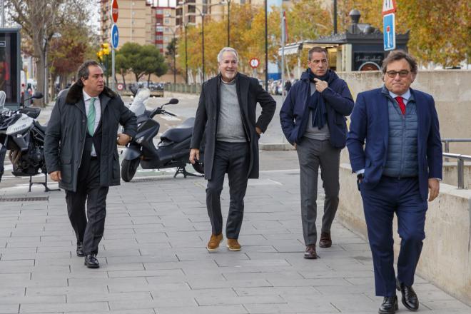 Junta de Accionistas del club, este miércoles en Zaragoza (Foto: EFE/Javier Belver)