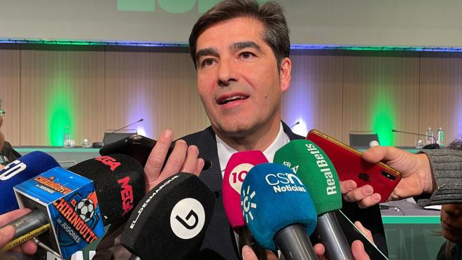 Ángel Haro, presidente del Real Betis.