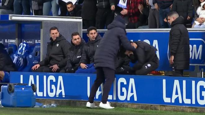 El brutal enfado de Luis García tras el gol del Real Madrid. (Fuente: @DAZN)
