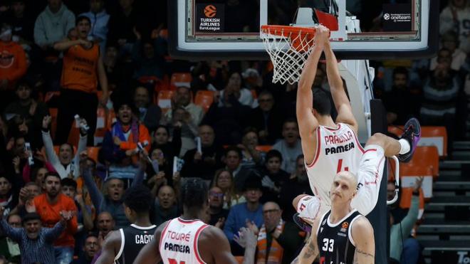 Valencia Basket logra la quinta victoria consecutiva ante el segundo clasificado (79-71)
