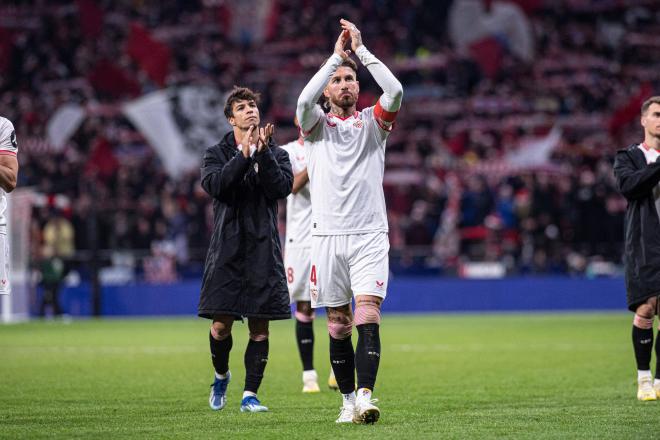 Sergio Ramos, tras el Atlético-Sevilla (Foto: Cordon Press).