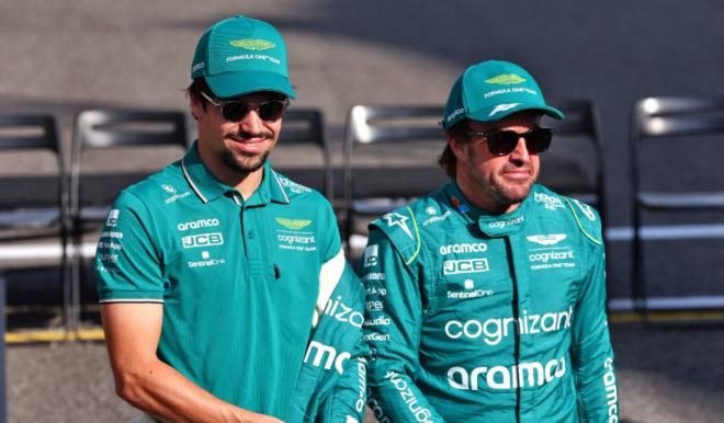 Fernando Alonso y Lance Stroll (Fuente: Cordon Press)