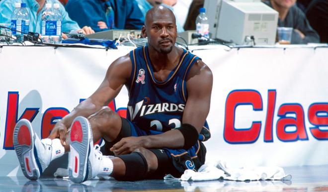 Michael Jordan jugando para los Wizards (Fuente: Cordon Press)