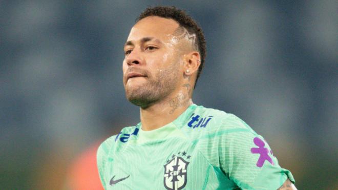 Neymar en un partido con Brasil (Cordon Press)