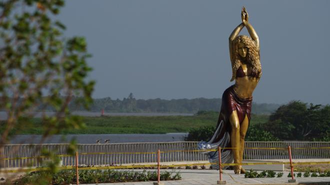 La estatua de Shakira en Barranquilla (Cordon Press)