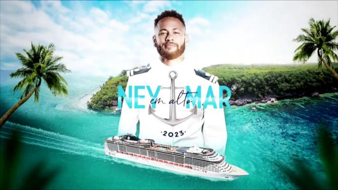 Neymar se embarca en su propio crucero