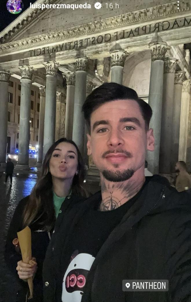 Luis Pérez, de vacaciones en Roma (Foto: Instagram).