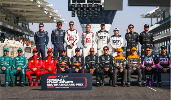 Pilotos de la Fórmula 1 en la temporada 2023 (Fuente: @f1)