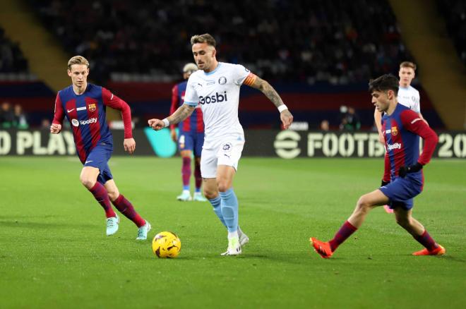 Aleix García en Montjuic jugando contra el FC Barcelona en LaLiga EA Sports (Cordon Press)
