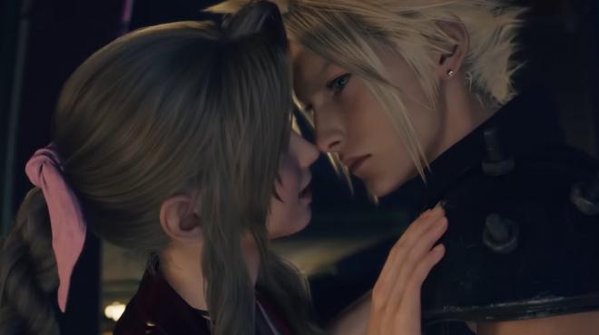 Cloud y Aeris en Final Fantasy VII: Rebirth.