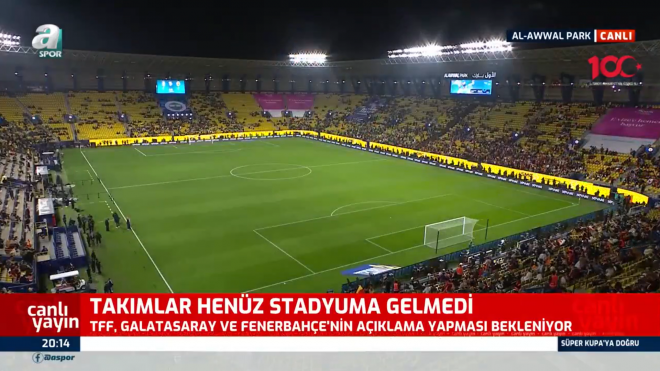 La televisión turca ya había conectado en directo con el partido.