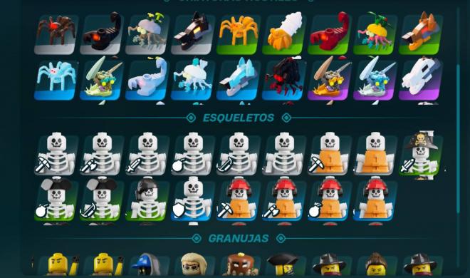 Los enemigos y criaturas de LEGO Fortnite