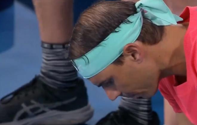 El regreso de Rafa Nadal a las pistas de tenis. (Fuente: @MovistarPlus)