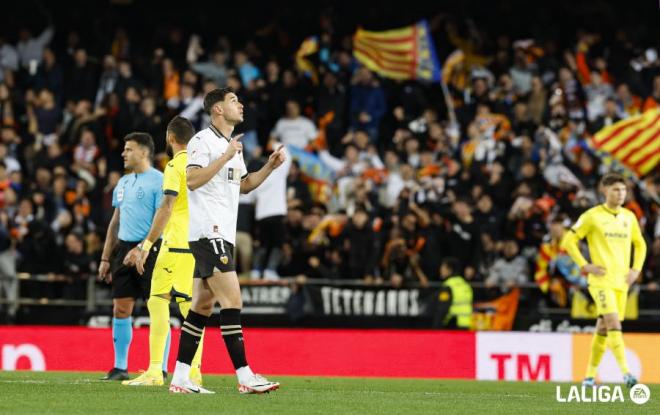 Gol de Roman Yaremchuk ante el Villarreal CF (Foto: LALIGA).