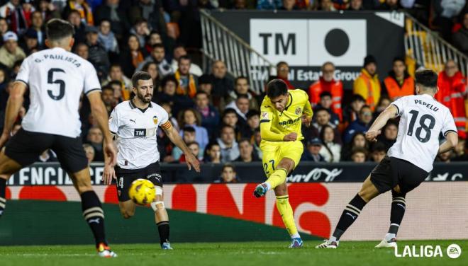 José Gayà, ante el Villarreal CF (Foto: LALIGA).