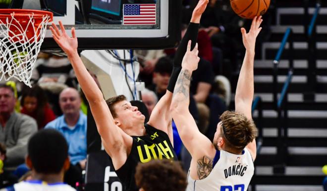 Luka Doncic ante los Utah Jazz (Fuente: Cordon Press)