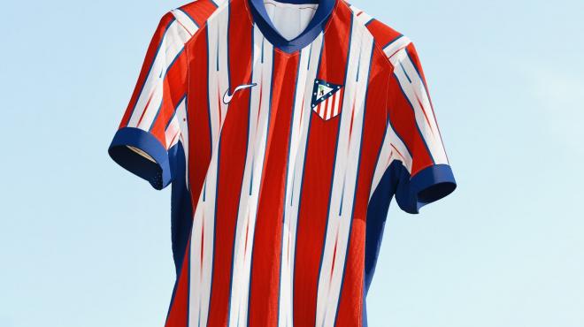 La camiseta del Atlético de Madrid 24/25 (vía @esvaphane).