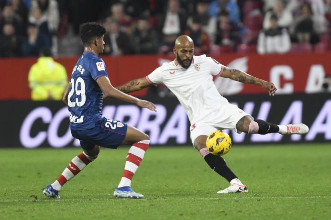 Marcao, en el Sevilla-Athletic (Foto: Kiko Hurtado).