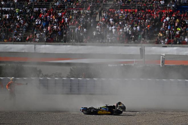 Marco Bezzecchi, en el Gran Premio de Valencia de MotoGP (Foto: Cordon Press).