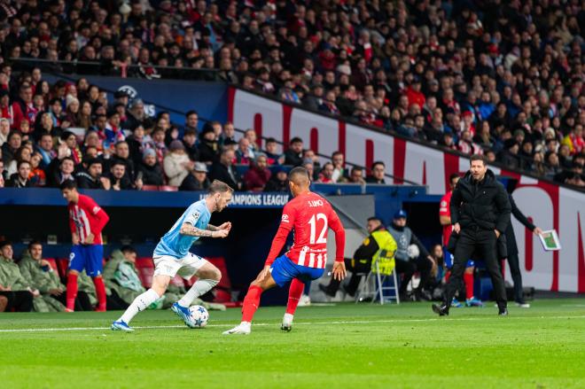 Atlético de Madrid-Lazio de Champions. Foto: Cordon Press