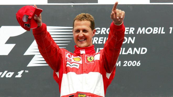 Michael Schumacher, en un podio del 2006 (Foto: Cordon Press).