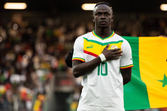 Sadio Mané con la camiseta del combinado nacional de Senegal (Cordon Press)