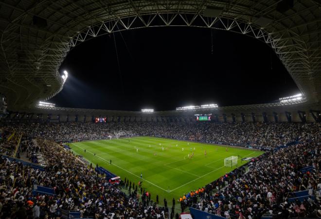 Cerca de 24.000 aficionados asistieron a la primera semifinal de la Supercopa (@RFEF)