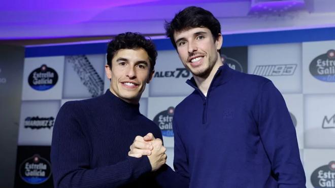 Marc y Álex Márquez, en rueda de prensa (Foto: Cordon Press).