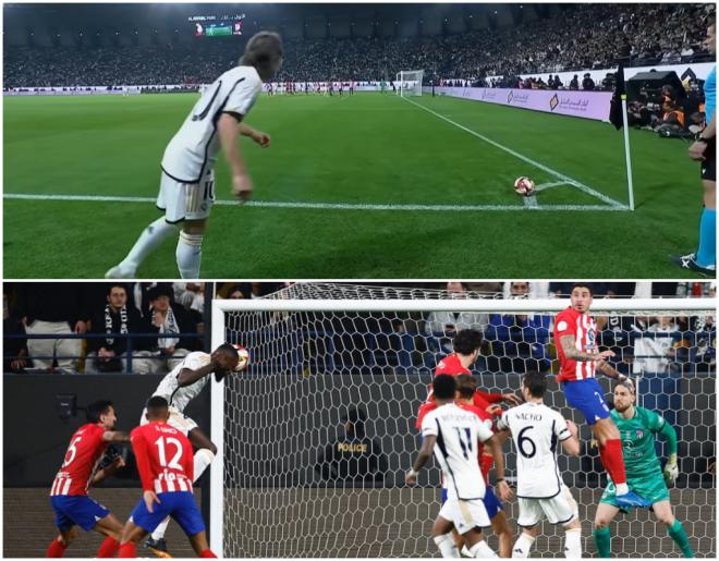 Las imágenes del gol de Rüdiger (canal de Youtube del Real Madrid)