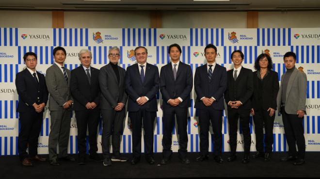 Visita institucional que hizo la Real Sociedad a Japón con el presidente Aperribay al frente (Foto:Real Sociedad).