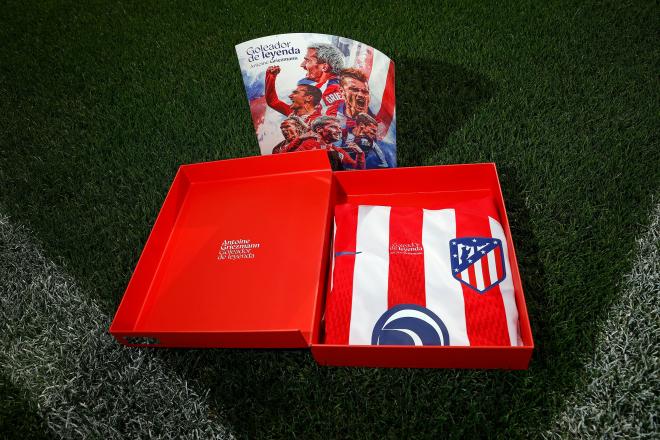 El pack especial del Atlético con la camiseta de Griezmann (Foto: ATM).