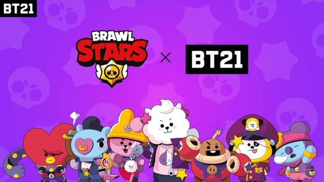 Las skins BT21 de Brawl Stars