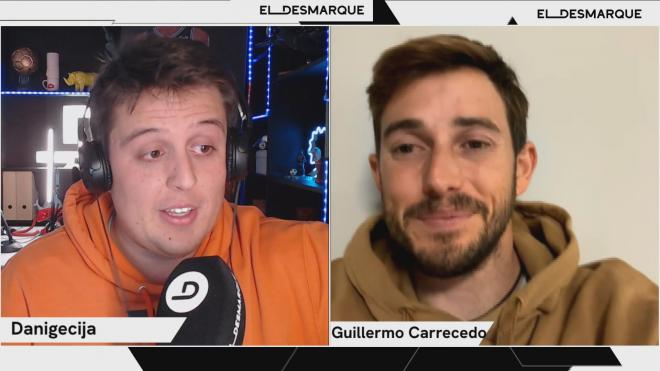 Hablando con Guillermo Carracedo, en el Twitch de ElDesmarque.