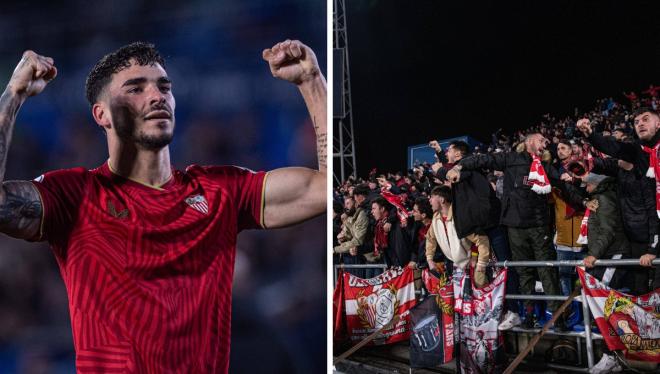 Celebración del gol de Isaac Romero (Foto: Cordon Press).