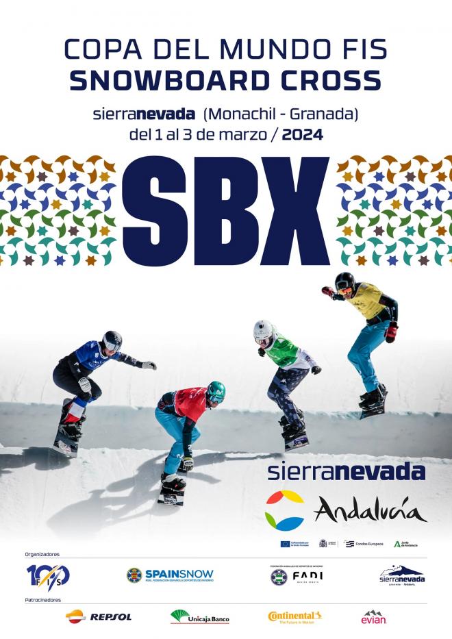 Copa del Mundo de SBX en Sierra Nevada.